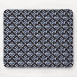 Blue Damask Mousepad
