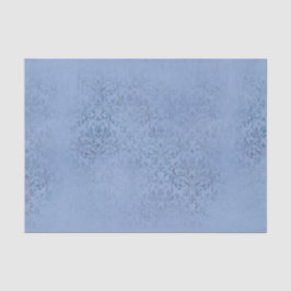 Blue Damask Seidenpapier