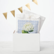 Blue Damask White Hydrangea