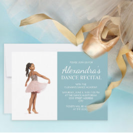 Blue Dance Erwägungsgrund Foto Einladung