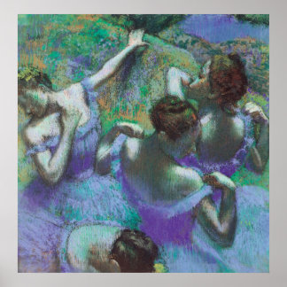Blue Dancers Poster