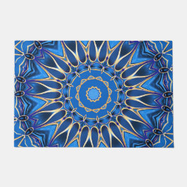 Blue Decorative Holiday Doormat Fußmatte