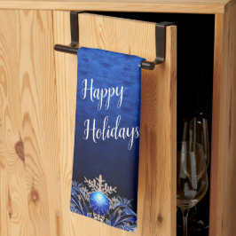 Blue Decorative Holiday Kitchtuch Geschirrtuch