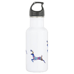 Blue Deer Custom Water Flasche (532 ml), White Edelstahlflasche