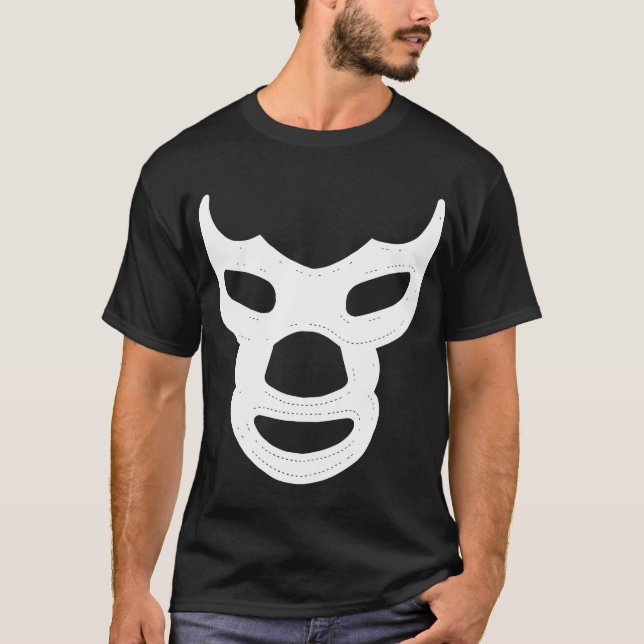 Blue Demon T-Shirt Mexican Luchador El Santo Lucha (Vorderseite)
