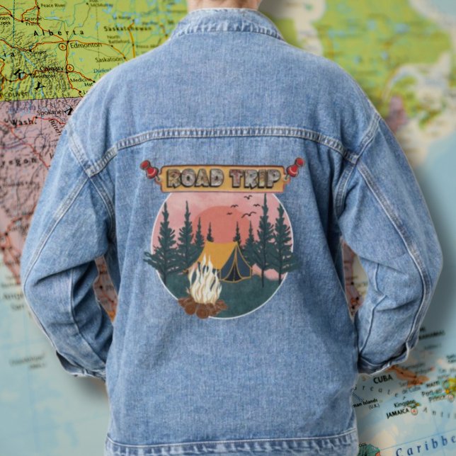 Blue Denim Jean Jacket Road Trip Camp Boden Jeansjacke (Von Creator hochgeladen)