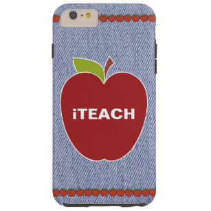 Blue Denim Look Teacher's iPhone 6 Plus Fall Tough iPhone 6 Plus Hülle