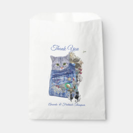 Blue Denim, Spitzen, Kostümschmuck & Kittens Geschenktütchen