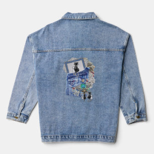Blue Denim, Spitzen, Kostümschmuck & Kittens Jeansjacke
