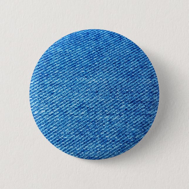 Blue Denim Texture Button (Vorderseite)
