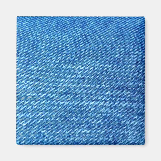 Blue Denim Texture Magnet (Vorne)