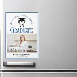 Blue Dental School Foto Custom Abschluss Magnet