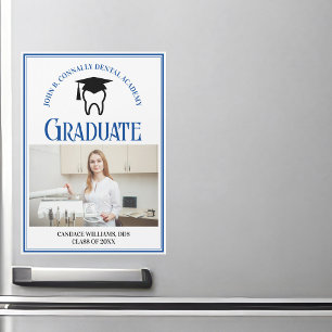 Blue Dental School Foto Custom Abschluss Magnet