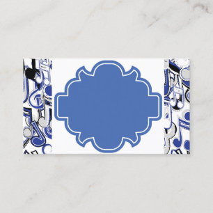 Blue Design Business Cards Visitenkarte