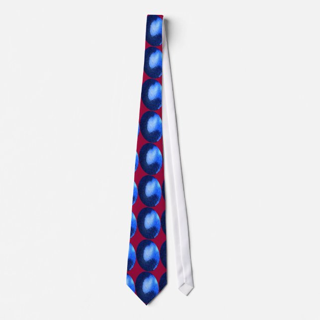 Blue Design-Krawatte Krawatte (Vorderseite)