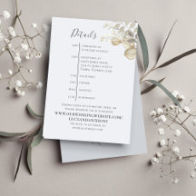 Blue Details QR Code Blumenhochzeit