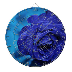 Blue Dewdrop-Rose Dartscheibe