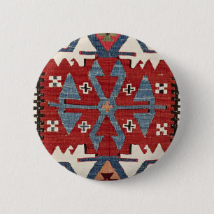 Blue Diamond Arrow Konya II 19. Jahrhundert Authen Button