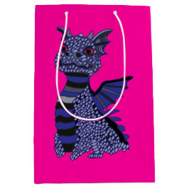 Blue Diamond Dragon Mittlere Geschenktüte