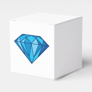 Blue Diamond Favor Box Geschenkschachtel
