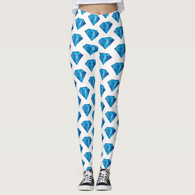 Blue Diamond Leggings (Vorderseite)