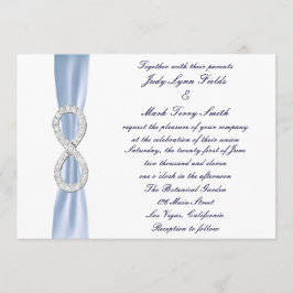 Blue Diamond Unfinity Wedding Einladung