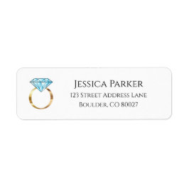 Blue Diamond Wedding Ring Verlobte Rücksendeadress