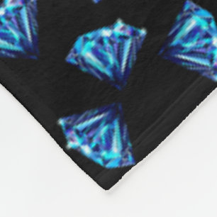 Blue Diamonds Fleecedecke