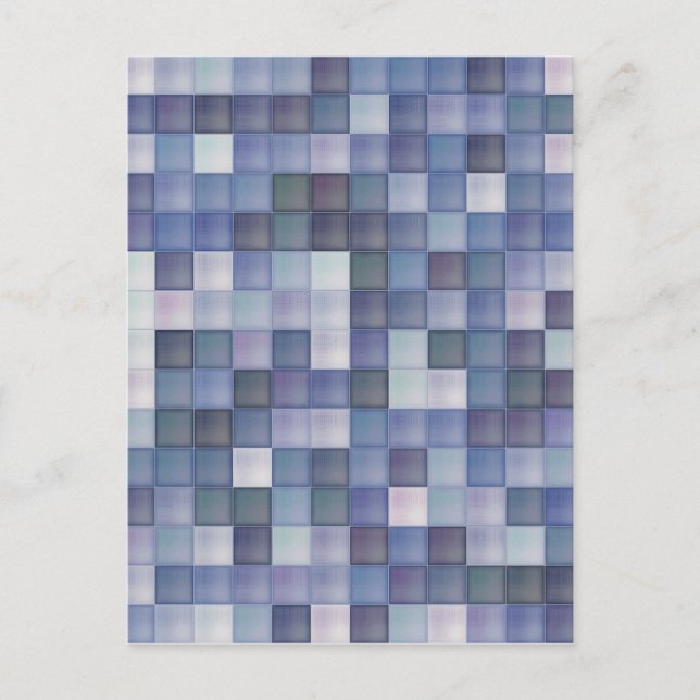 Blue Diamonds Postkarte (Vorderseite)