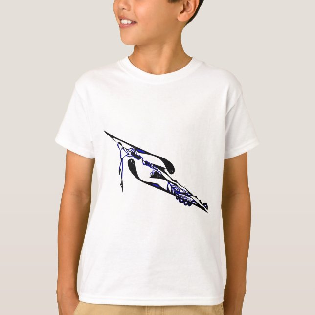 Blue Dimensional TimeWarp T-Shirt (Vorderseite)