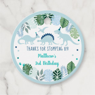 Blue Dinosaurier Danke für das Stomping bis zum Ge Geschenkanhänger