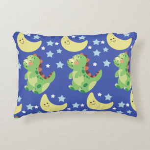 Blue Dinosaurier Dekokissen