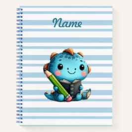 Blue Dinosaurier Notizbuch