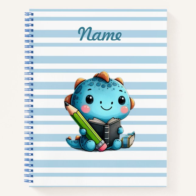 Blue Dinosaurier Notizbuch
