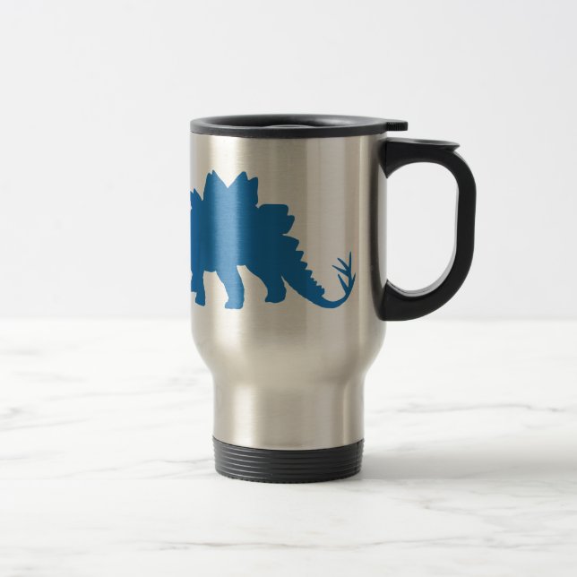 Blue Dinosaurier Reisebecher (Rechts)