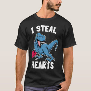 Blue Dinosaurier Rex Dinosaurier Herzpartner T-Shirt