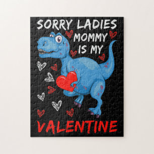 Blue Dinosaurier Sorry Ladys Mommy ist mein Valent Puzzle