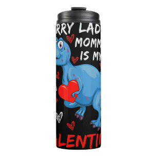 Blue Dinosaurier Sorry Ladys Mommy ist mein Valent Thermosbecher