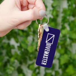 Blue Divemaster Schlüsselanhänger