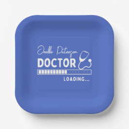 Blue Doctor Loading Bar Medical Future Doctor Pappteller