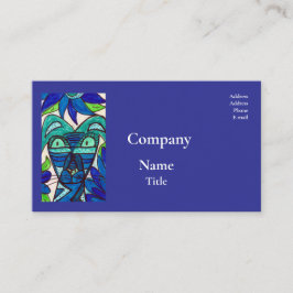 Blue Dog Business Card Visitenkarte