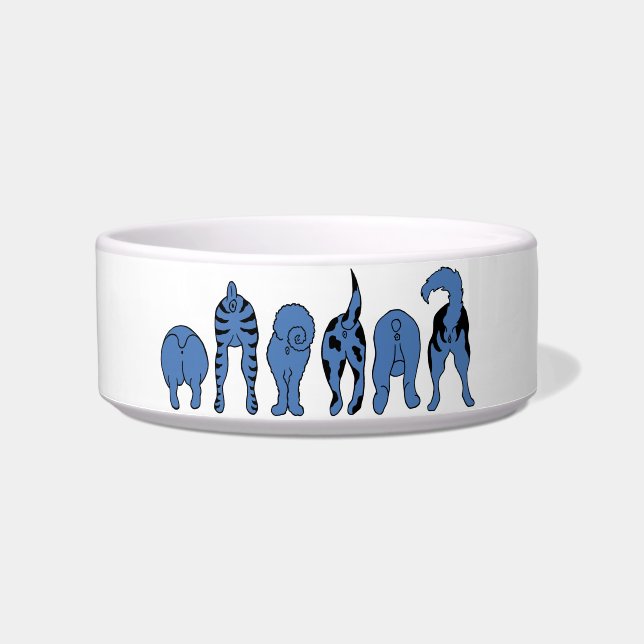 Blue Dog Hintern Napf (Vorderseite)