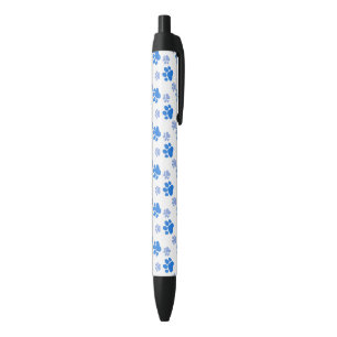 Blue Dog Paw Print Simple Animal Lover Welpen Kugelschreiber