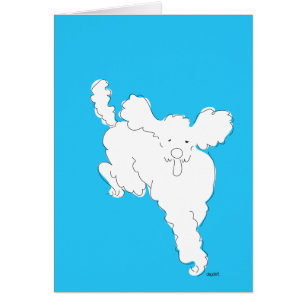 Blue Dog Sitter Vielen Dank Karte