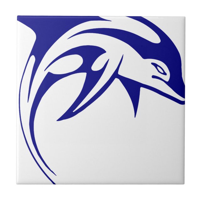 Blue Dolphin Fliese (Vorderseite)