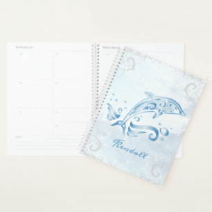 Blue Dolphin Personalisiert Planner Planer
