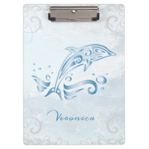 Blue Dolphin Personalisierte Zwischenablage Klemmbrett