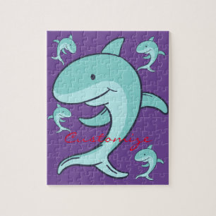 Blue Dolphins Leaping Thunder_Cove Puzzle