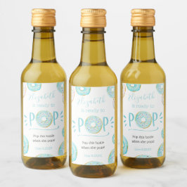 Blue Donut Baby Pop es, wenn sie Pop Weinetikett