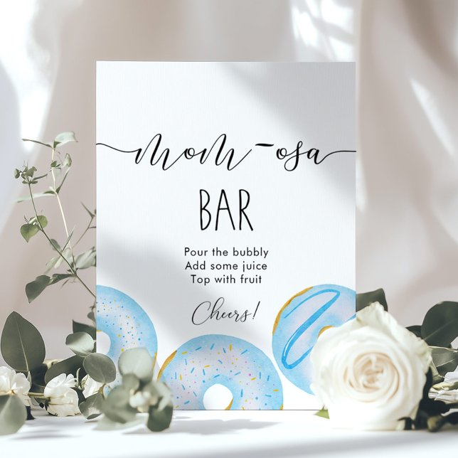 Blue Donuts Momosa Bar Poster (Von Creator hochgeladen)